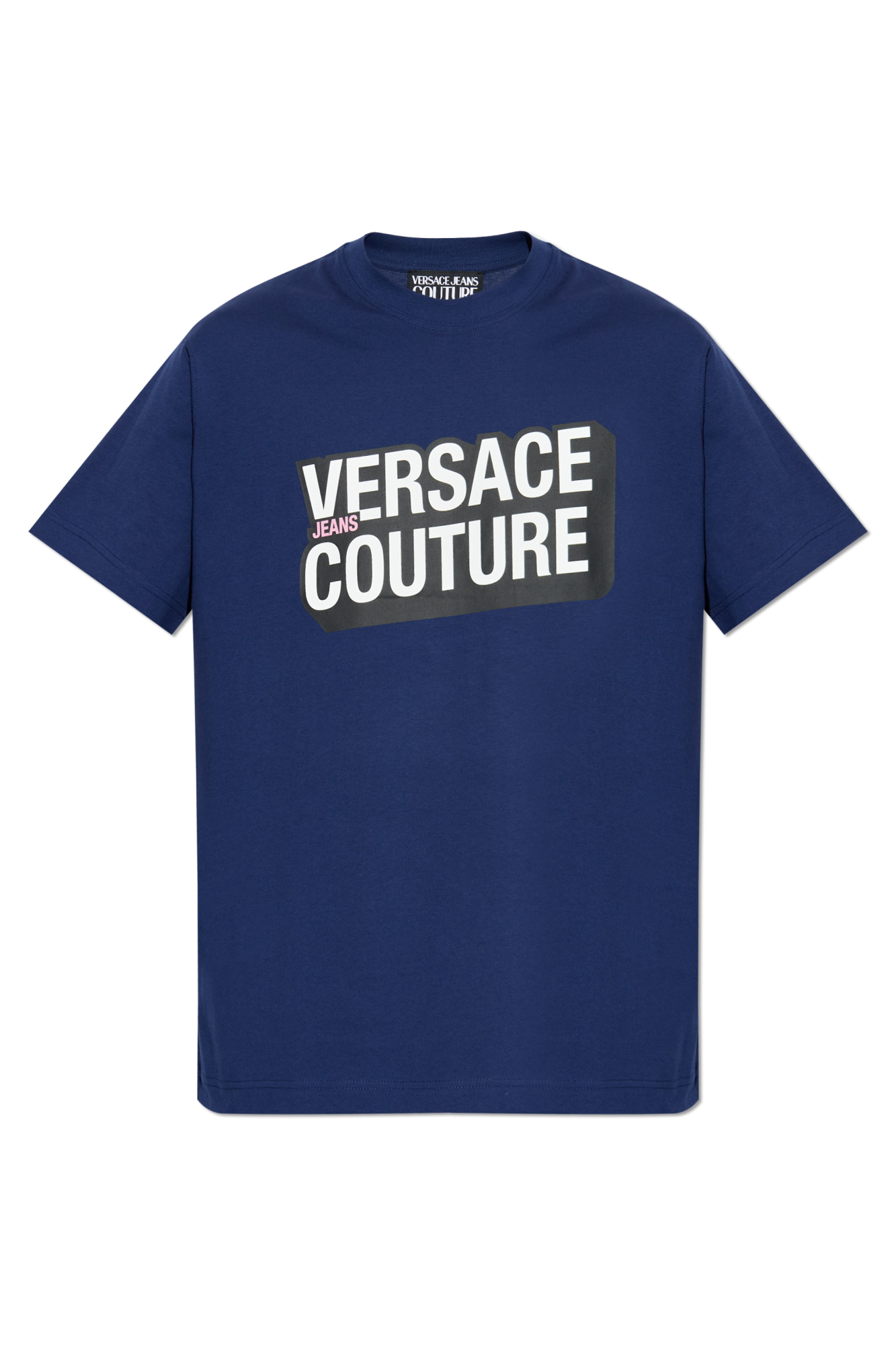 VERSACE JEANS COUTURE ネイビー Tシャツ XS Versace Jeans Couture T-shirt with print | Men's | Vitkac